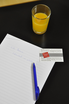 Block mit Notizen